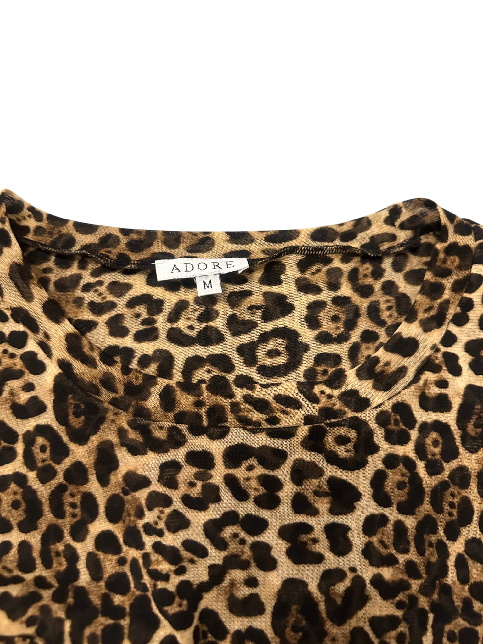 Cheetah Mesh Long Sleeve