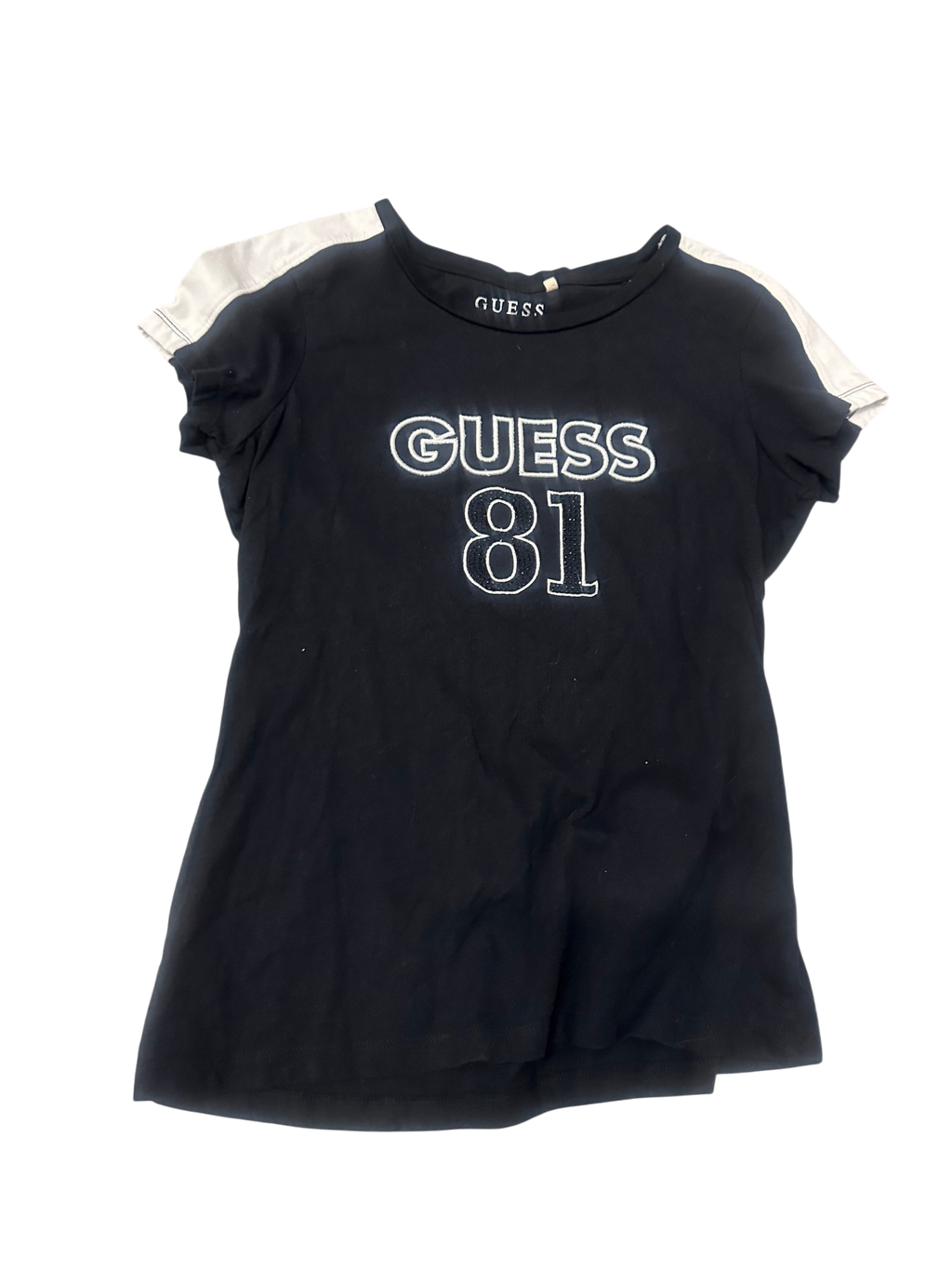 Guess Black White Top