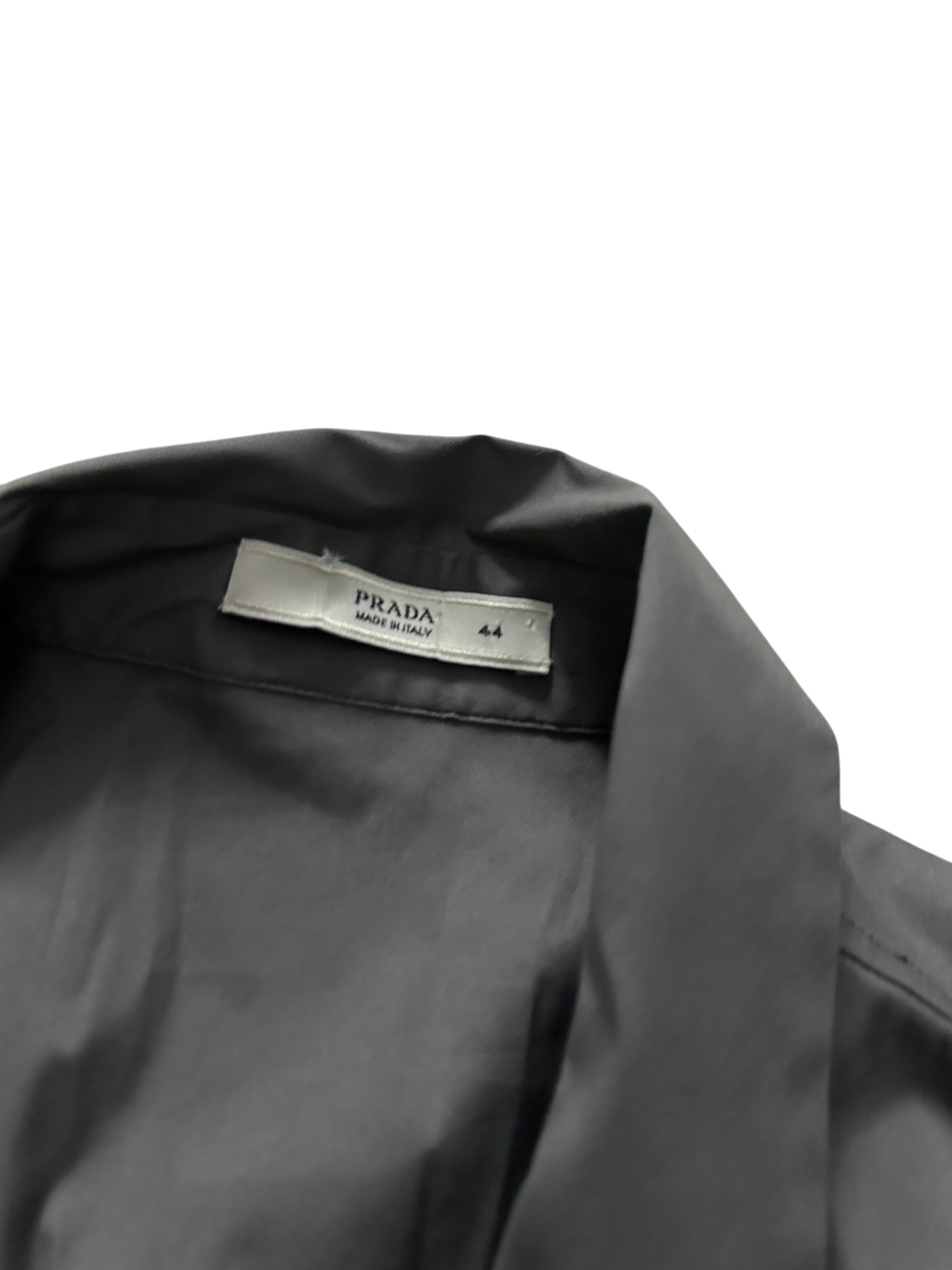 Prada Grey Puff Blouse
