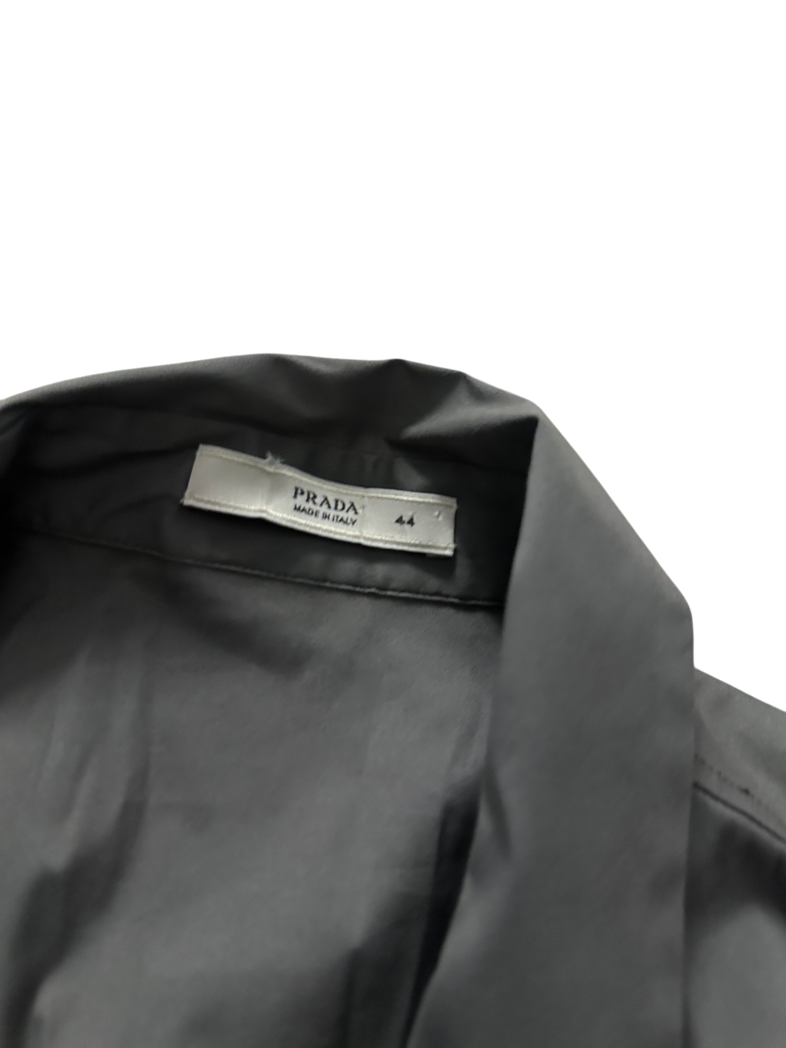 Prada Grey Puff Blouse