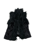 Black Fur Vest