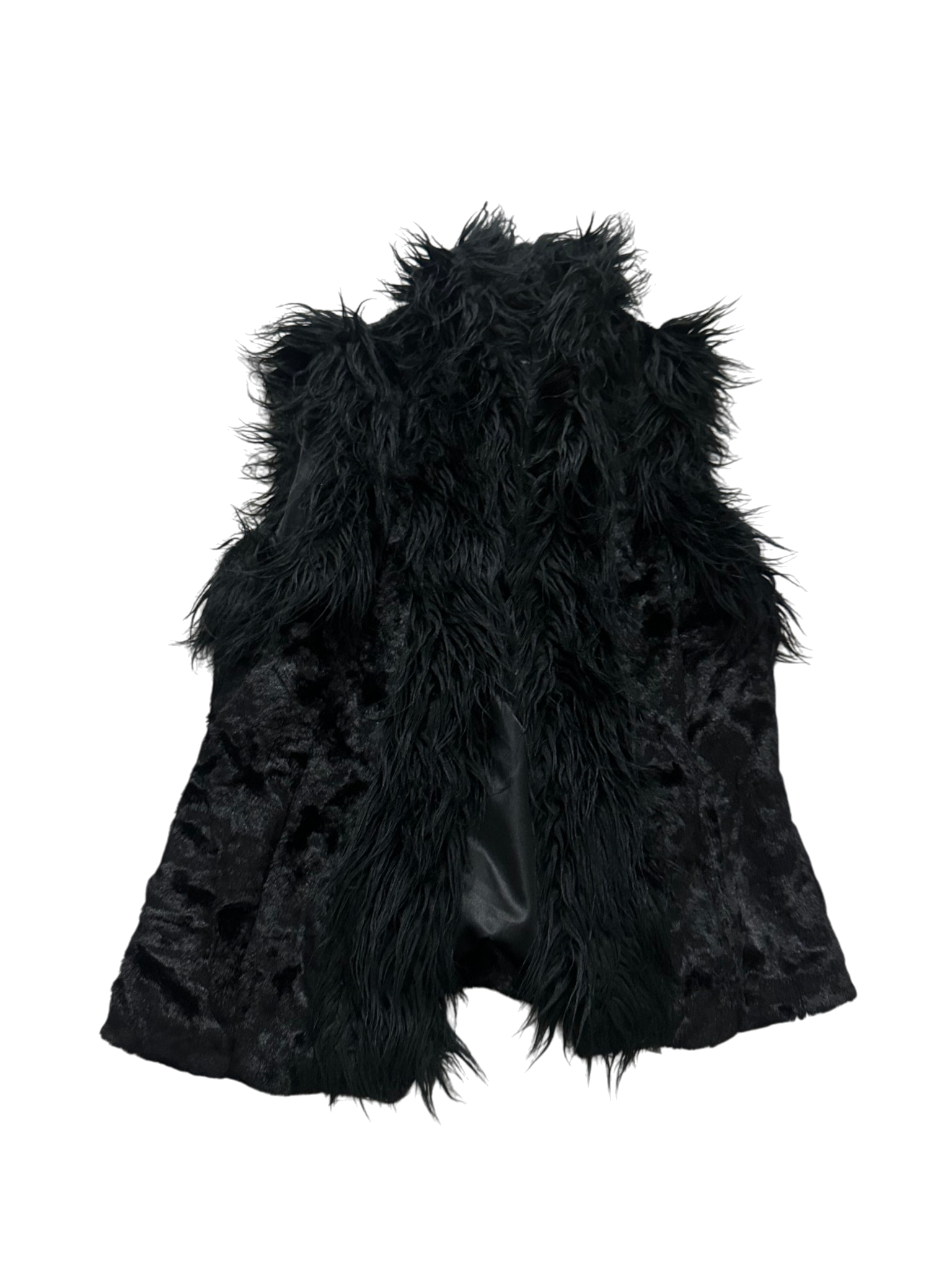 Black Fur Vest