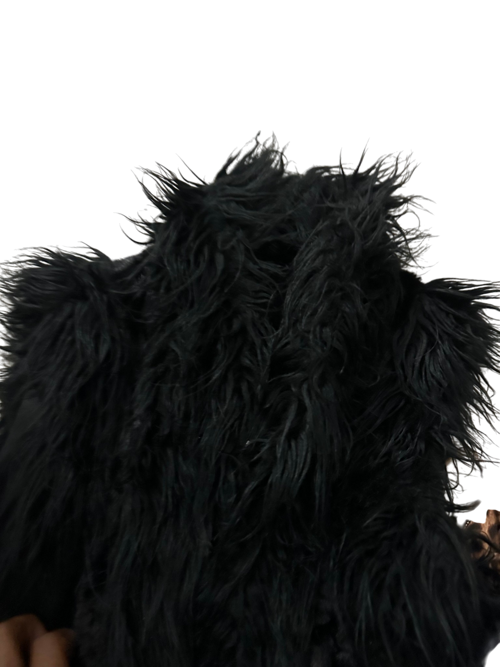 Black Fur Vest