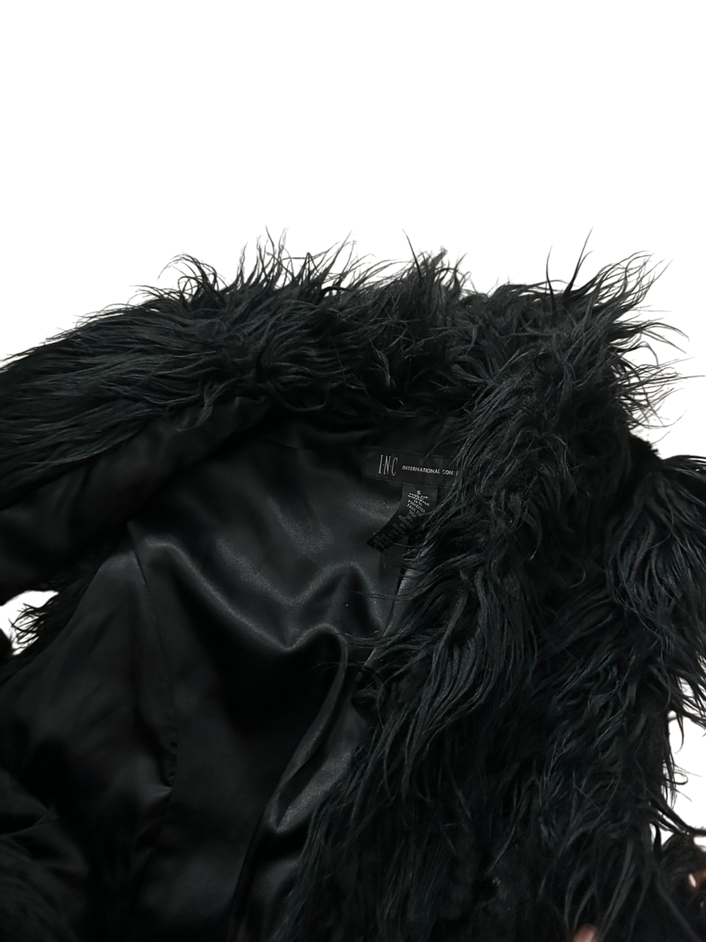 Black Fur Vest
