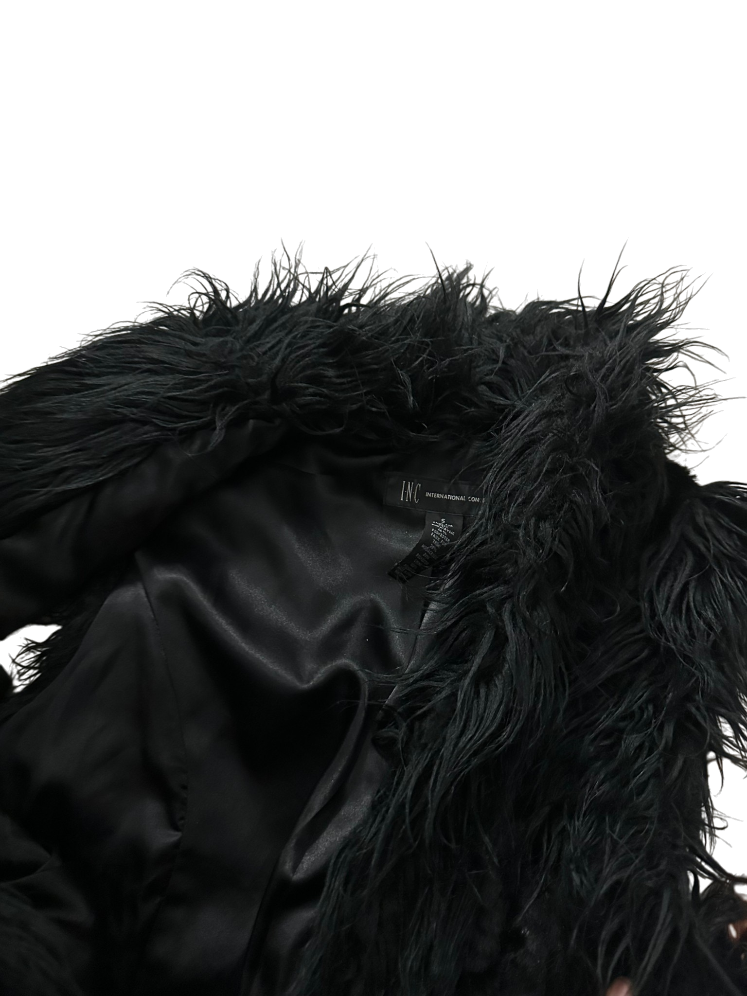 Black Fur Vest
