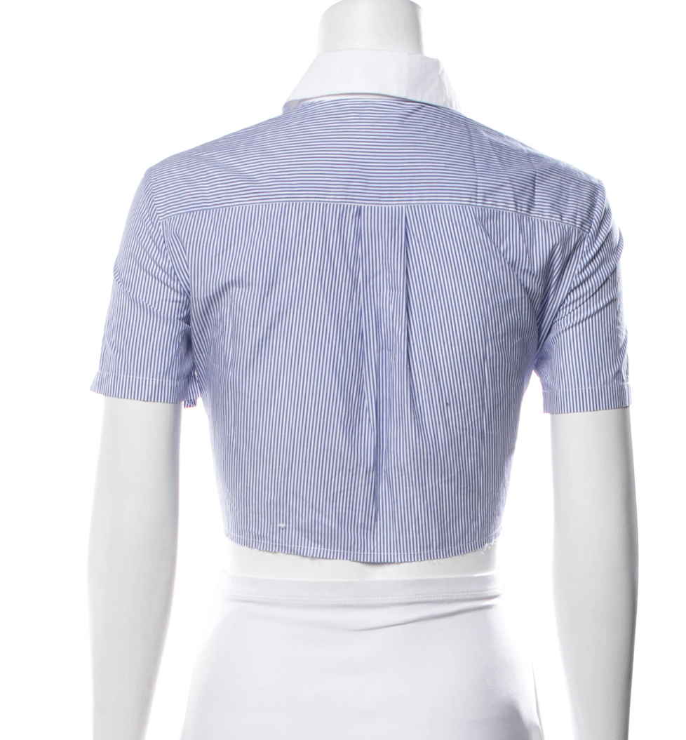 Miu Miu SS2024 Striped Crop Top