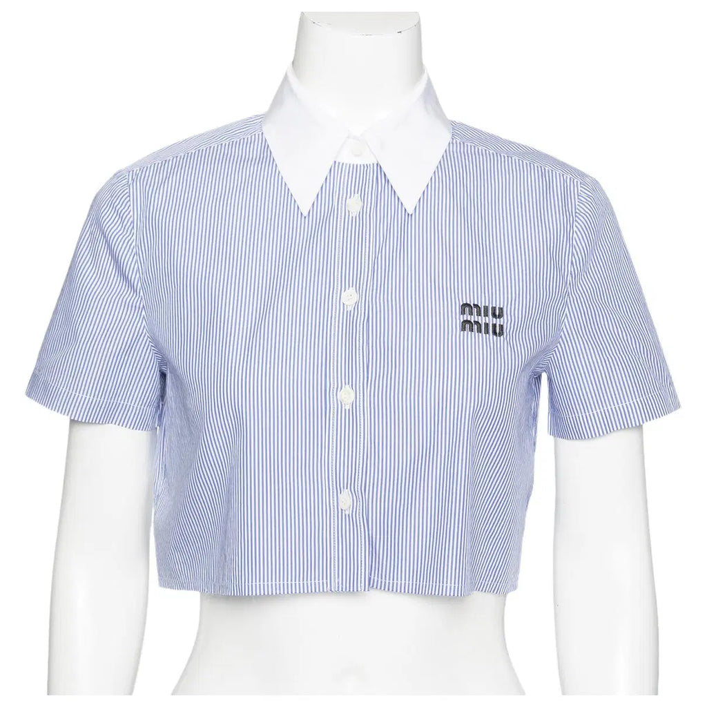 Miu Miu SS2024 Striped Crop Top